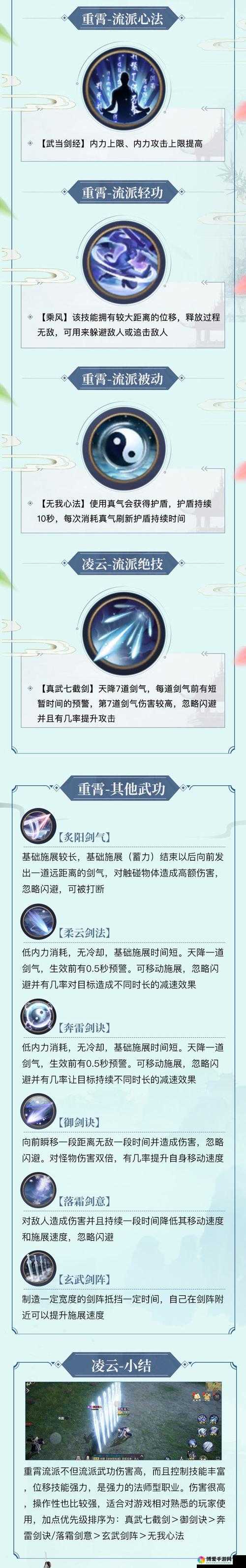 剑侠情缘手游武当门派简介和技能介绍