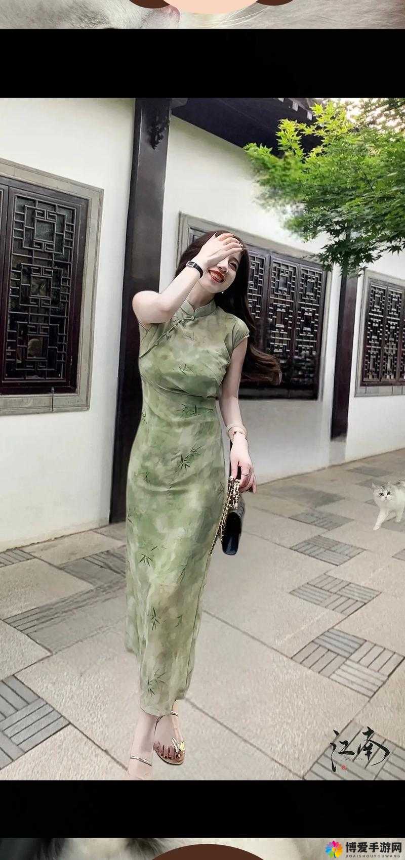 拍戏中旗袍的湿润与撕扯肉肉的独特场景呈现