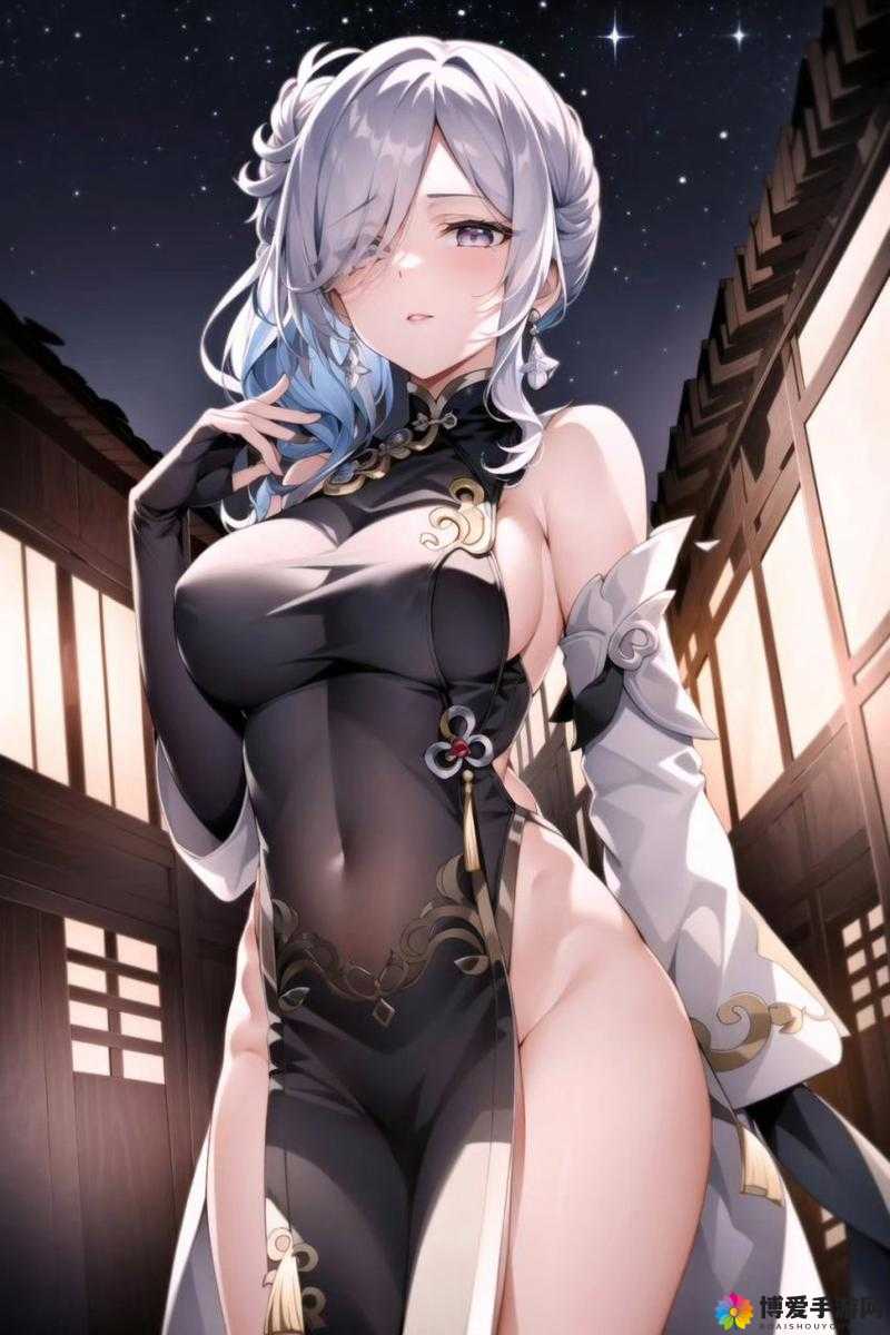 原神：申鹤流口水翻白眼咬铁球，超涩的图片