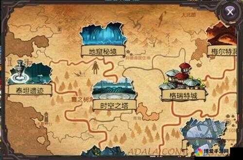 武极天下手游秘境地图探秘，猜猜这是哪个地图