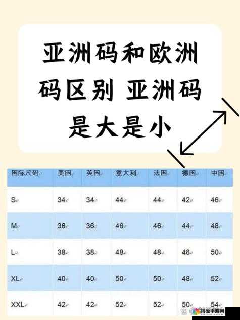 亚洲一码与欧洲二码尺码区别：服装尺码的差异之谜