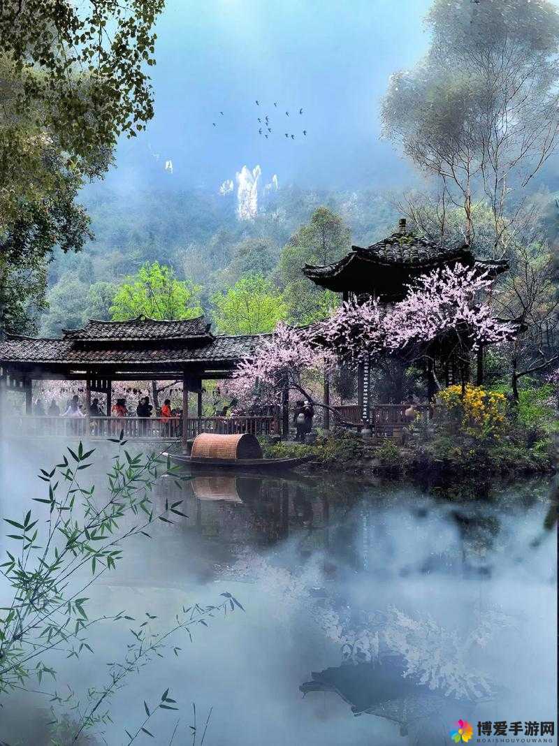 桃花源洞口芳草萋萋图片：探寻世外桃源的神秘入口与绝美之景