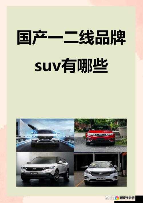 国产 SUV 精品一区二区五:展现卓越品质与多样化选择