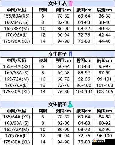 亚洲尺码和欧洲尺码区别大全：详细解读及对比分析