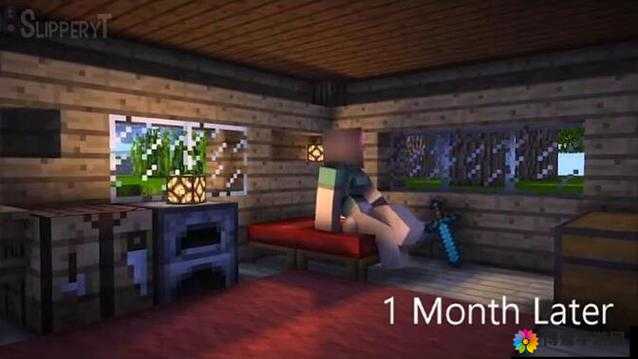 老外 Minecraft 中的女性角色开启奇幻冒险之旅