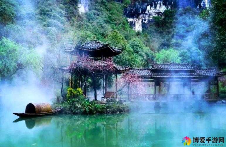 桃花源口水潺潺,那如诗如画的静谧之景
