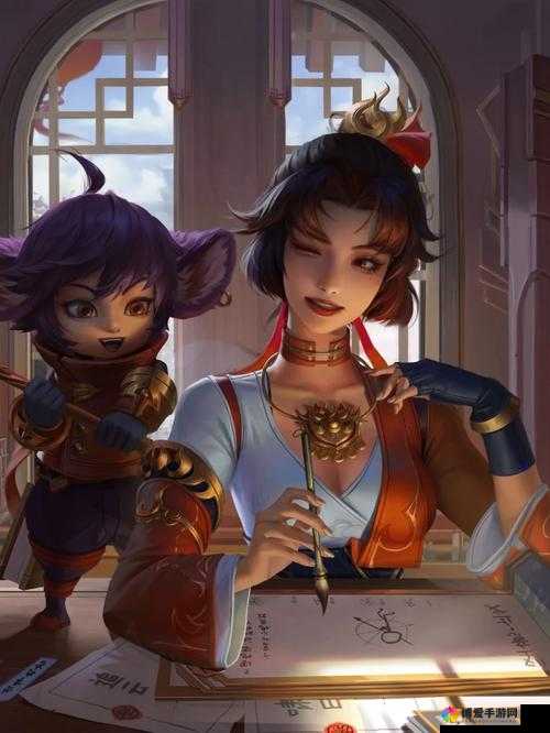 云缨站在桌子上给刘禅讲课:生动有趣的知识传授场景