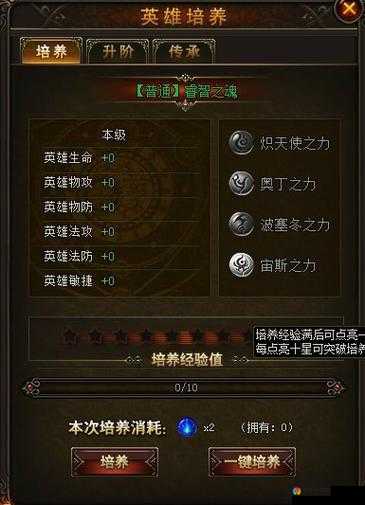 梦幻火影英雄战斗力提升攻略，如何培养强力的英雄与资源管理