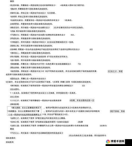 三国kill成就怎么做？三国kill魏国成就详解
