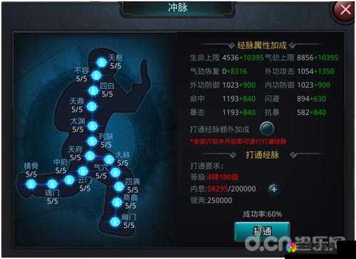 白发魔女传经脉系统深度揭秘,武林高手的必经之路