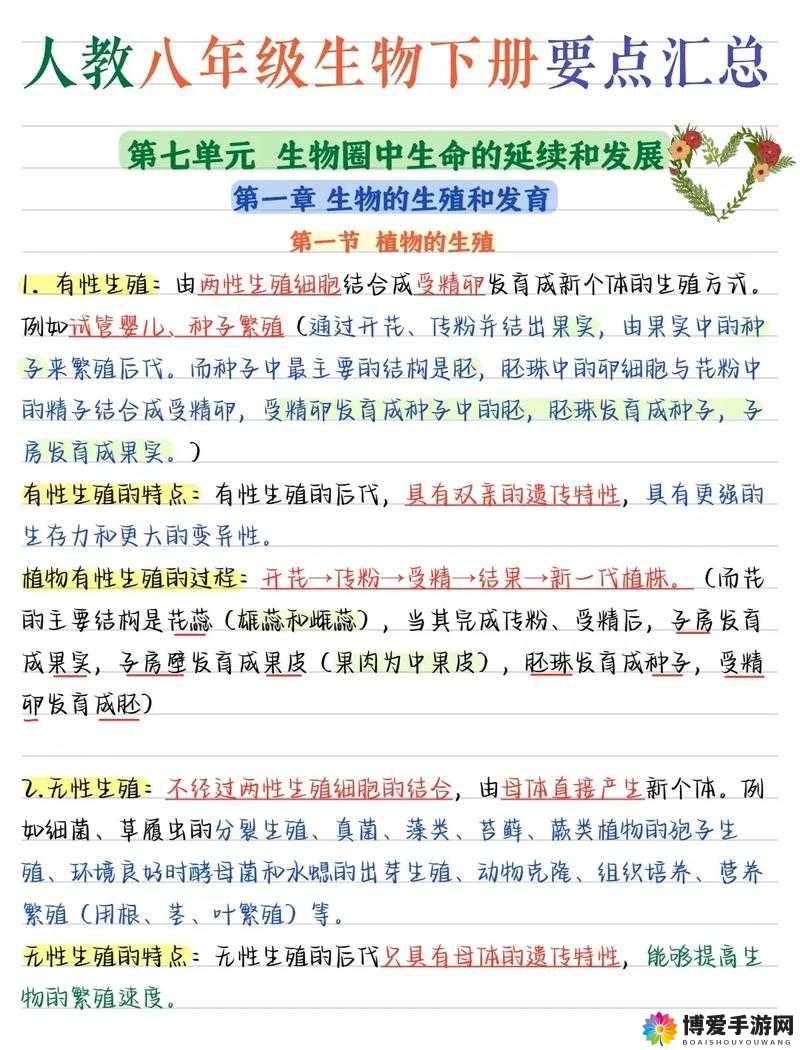 生物老师拿自己当做繁衍例子讲述生物繁衍过程与要点