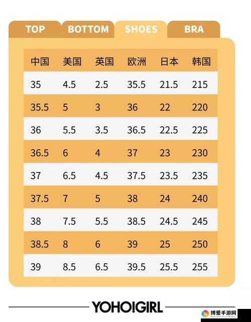 欧洲码与日本码专线：开启精准尺码选购之旅