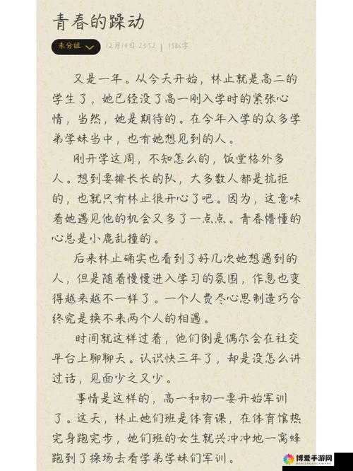 麦子地里的故事躁动的青春小说:那些年在麦地里的青春记忆与成长