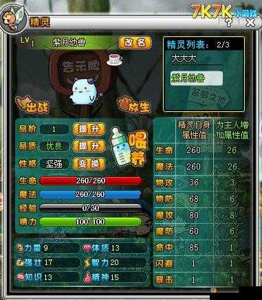 冒险王精灵攻略