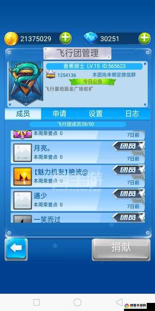 全民飞机大战飞行团优化调整公告！