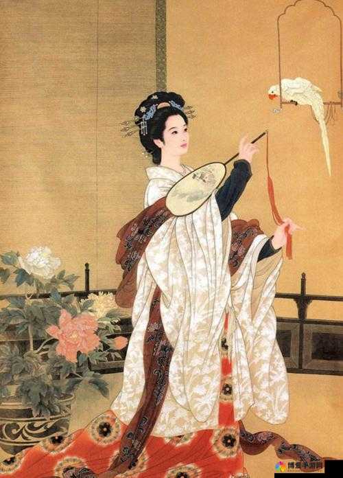 上官婉儿拿一支笔稿自己：展现古代才女的独特魅力与思考