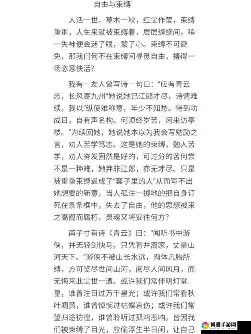 绳子固定后戴上口球作文 500 字：神秘束缚的体验
