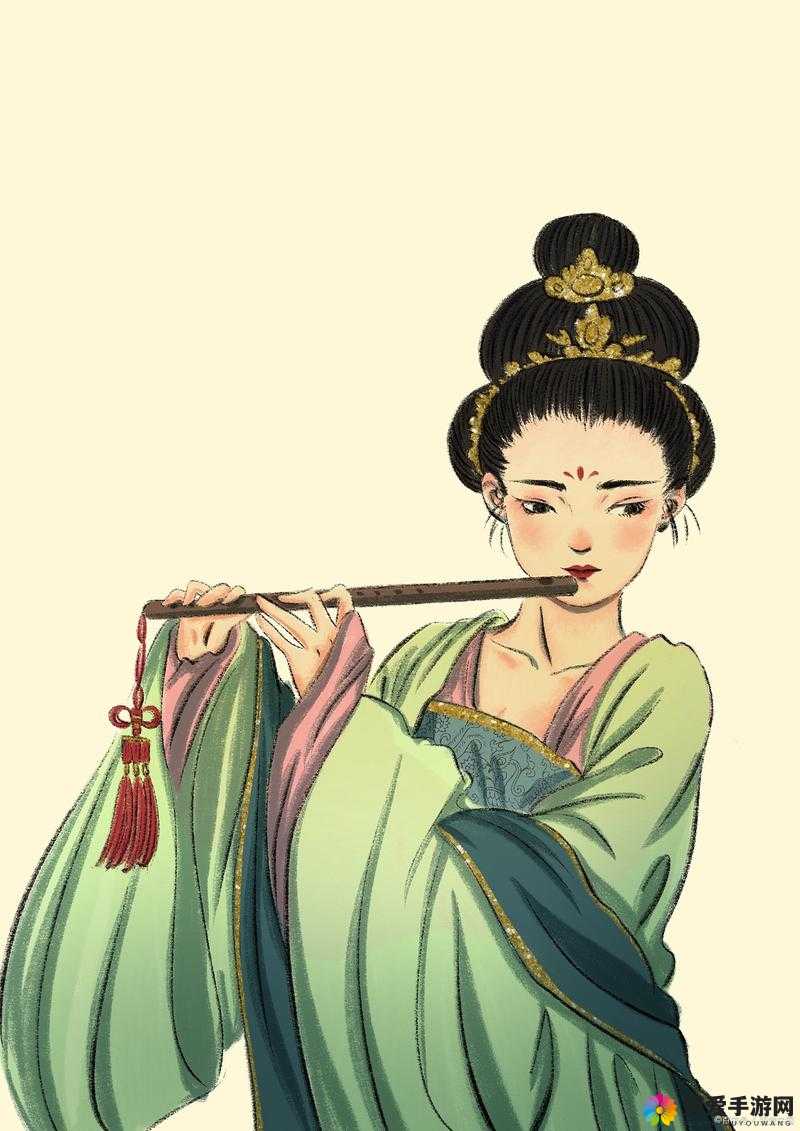上官婉儿拿一支笔稿自己：展现非凡女子的内心世界与才情