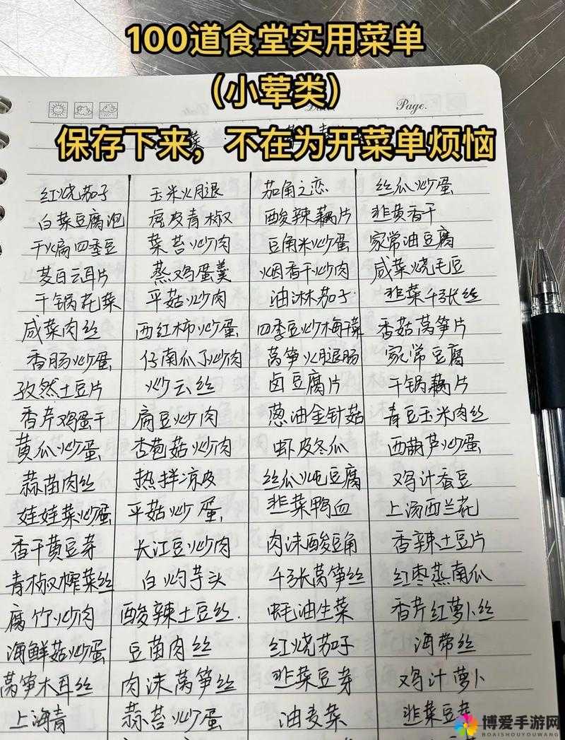 吃货大食堂菜单介绍与店员编成