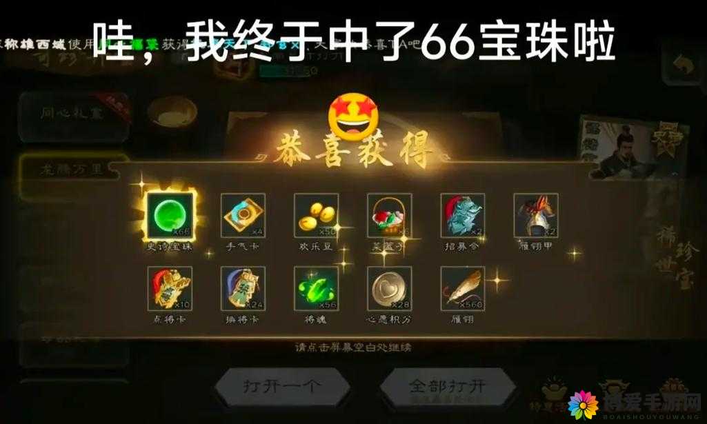 关键词，大将军与宝珠