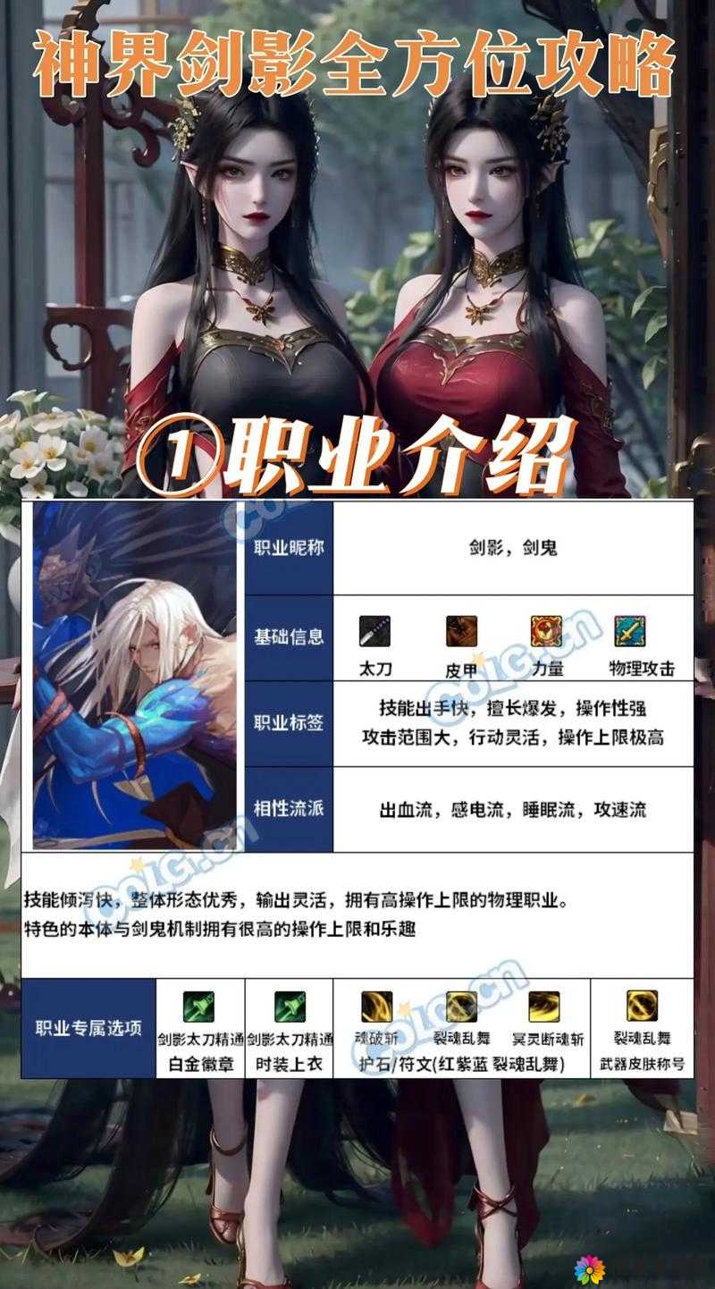 永生门剑影职业简单攻略