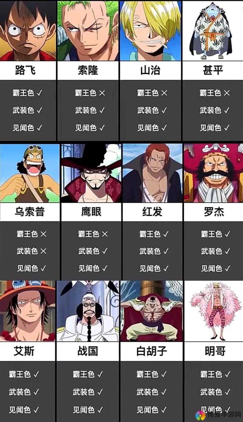 激斗海贼王玩家各项属性详细介绍