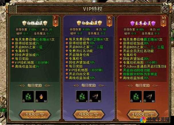 青丘狐传说手游VIP等级价格表与VIP特权介绍，资源管理的艺术