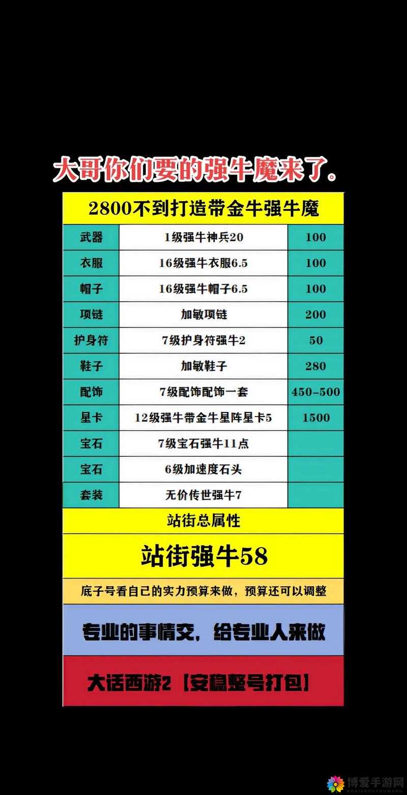 大话西游竞技场阵容搭配推荐，资源管理的艺术