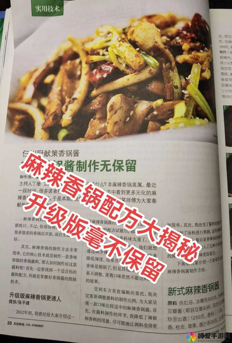 2024年一区热门美食推荐：成品大香煮伊的独特风味与制作秘诀大揭秘