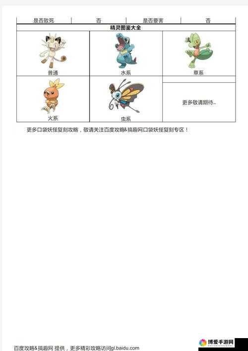 口袋妖怪复刻精灵饲养屋攻略