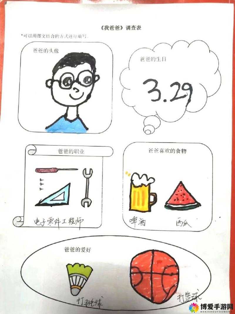 10 岁幼儿眼中的自己和爸爸是怎样的？快来一探究竟