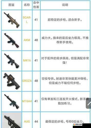 全民戗王AK47-A好不好？戗械属性图鉴介绍