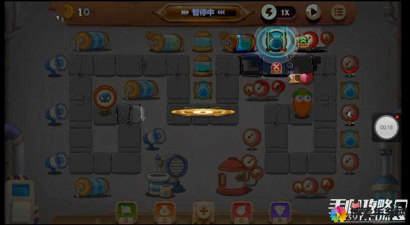 保卫萝卜3工厂第2关怎么打？第2关金萝卜图文攻略深度解析