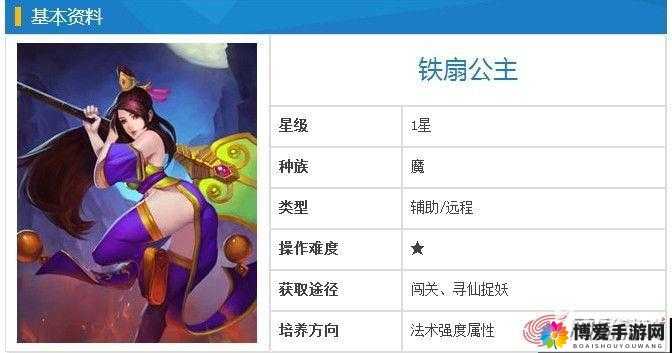乱斗西游铁扇公主厉害吗？铁扇公主技能属性总览