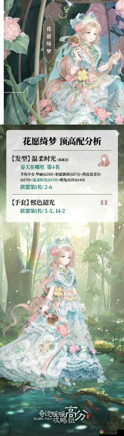 奇迹暖暖仲夏夜之梦3第二道考验S级高分搭配攻略