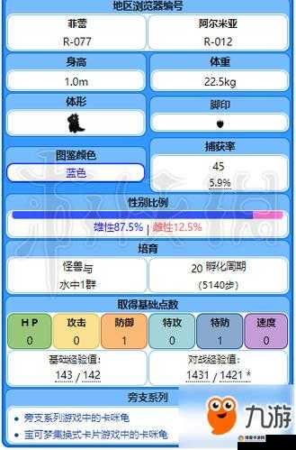 口袋妖怪复刻卡咪龟是啥？卡咪龟属性图鉴深度攻略