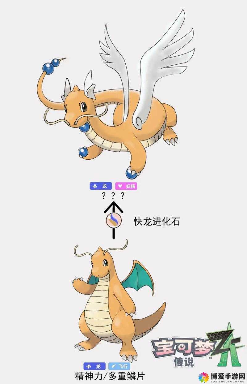 口袋妖怪复刻快龙好不好?快龙技能进化属性图鉴详解的演变史专题