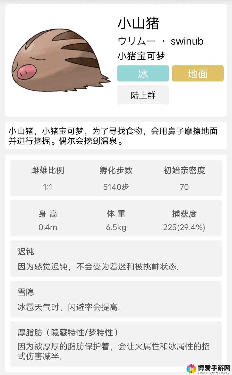 口袋妖怪复刻长毛猪深度解析，技能属性图鉴与误解澄清