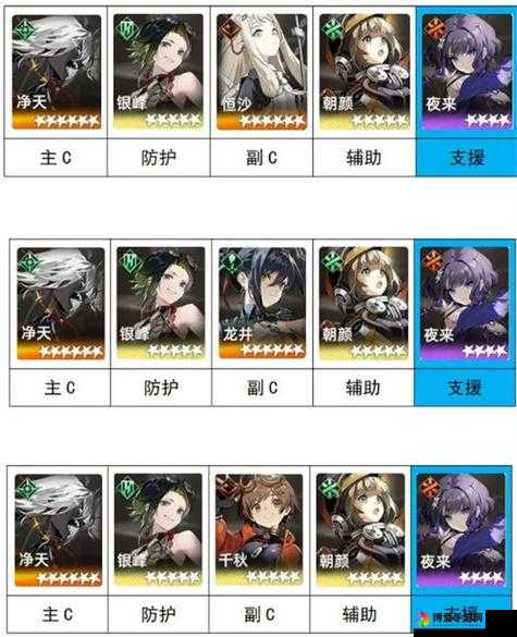 梅露可物语无氪暗队平民阵容推荐