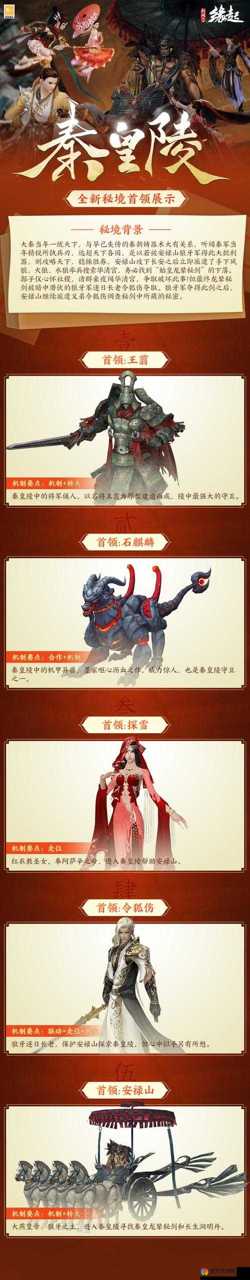 武极天下手游秘境BOSS打法及掉落一览