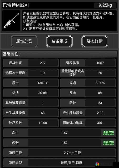 全民玱战M82A1怎么样?M82A1强化介绍之演变史专题