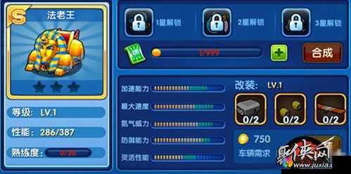 跑跑卡丁车手机版法老王怎么样，法老王性能强化详解