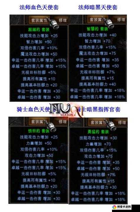 全民奇迹MU新版本精灵系统解析，精灵组合搭配介绍
