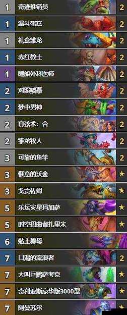 炉石传说牧师冠军卡组推荐,龙牧师卡组搭配深度解析