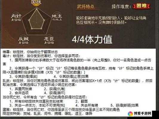 潮爆三国主线关卡贾诩技能详解与攻略