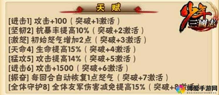 潮爆三国郭嘉英雄图鉴，智谋无双，属性技能全解析