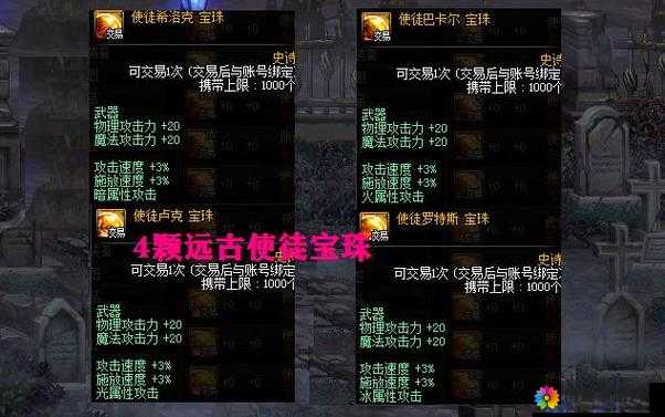 天天风之旅S级装备迷幻宝珠图鉴，迷幻宝珠什么用？