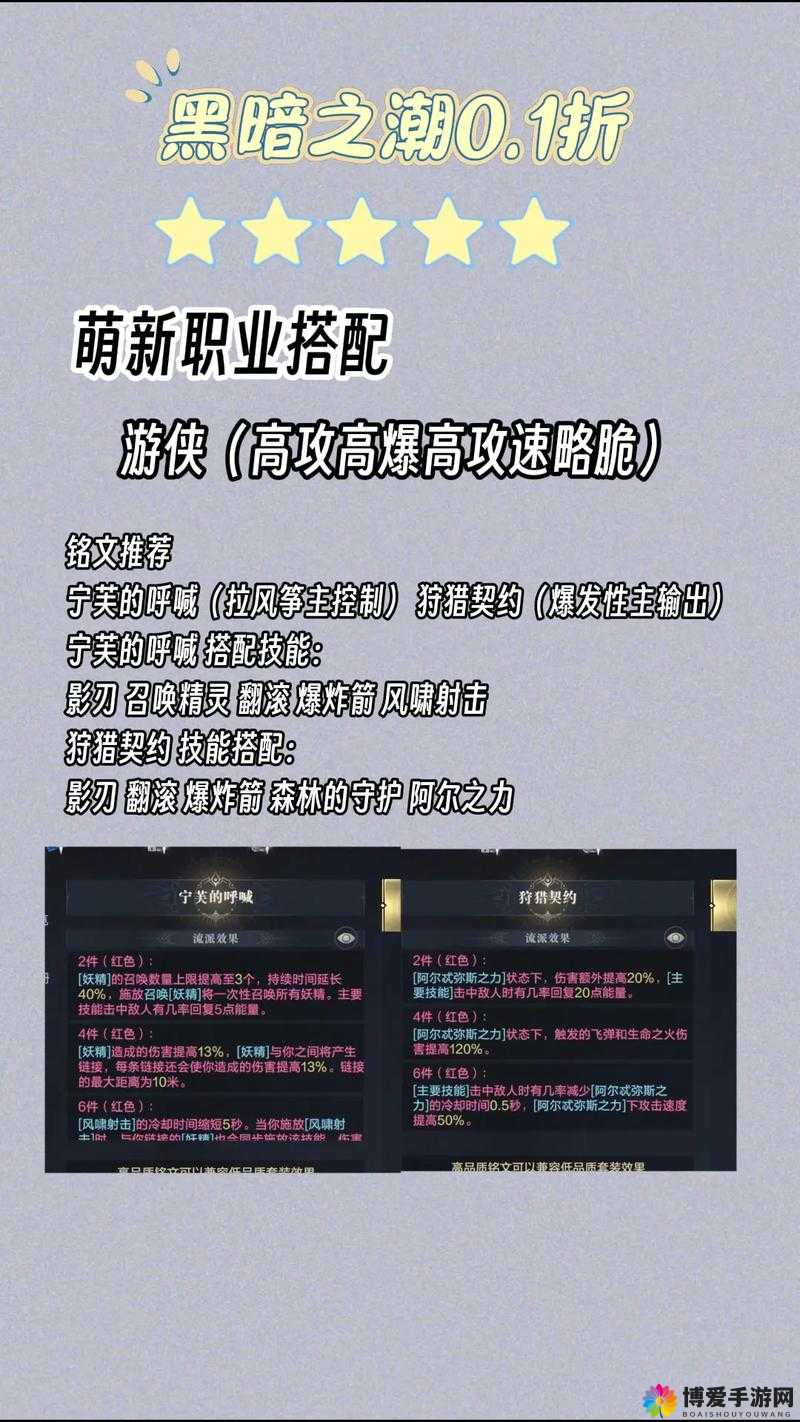 黑暗之潮契约：五大职业伤害对比，哪个职业输出最高？