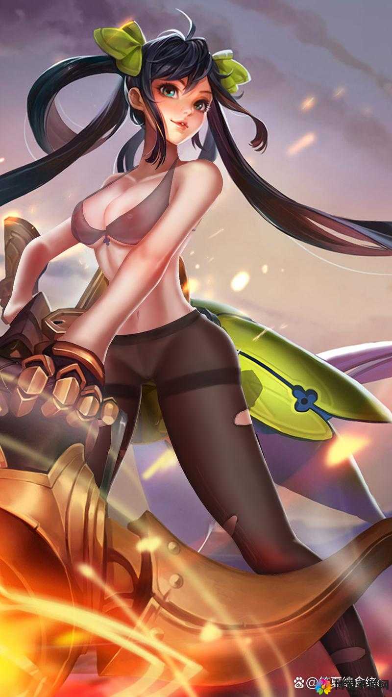 动漫美女无衣的独特魅力展现